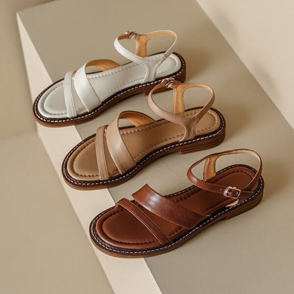CHIKO Kourtnei Open Toe Block Heels Flats Sandals - Image 2