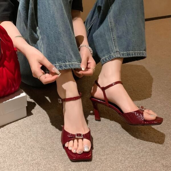 CHIKO Krystalee Open Toe Stiletto Heeled Sandals