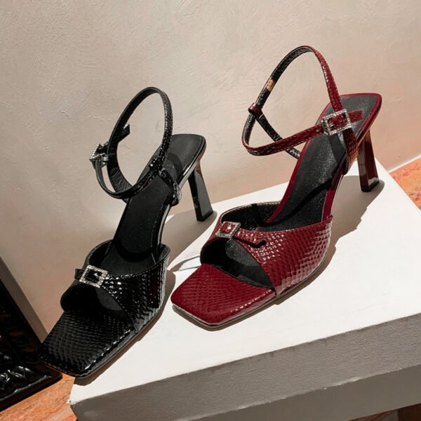 CHIKO Krystalee Open Toe Stiletto Heeled Sandals - Image 2