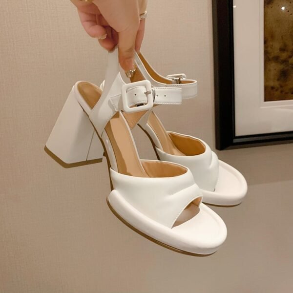 CHIKO Krystalynn Open Toe Block Heels Platforms Sandals