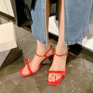 CHIKO Kourtnee Open Toe Chunky Heels Heeled Sandals