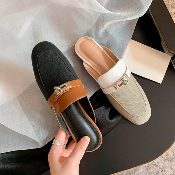 CHIKO Kaylyn Square Toe Block Heels Clogs/Mules Shoes - Image 2