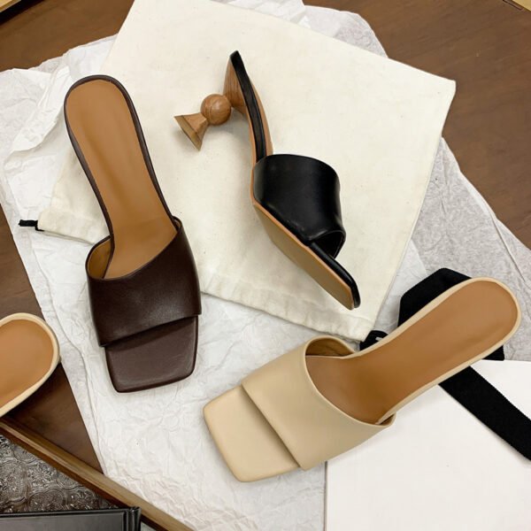 CHIKO Kecia Open Toe Block Heels Slides Sandals - Image 2