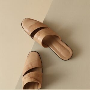 CHIKO Latasha Square Toe Block Heels Clogs/Mules Shoes