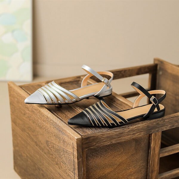 CHIKO Lashawna Pointy Toe Block Heels Slingback Shoes - Image 2