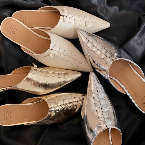 CHIKO Lori Pointy Toe Block Heels Clogs/Mules Shoes