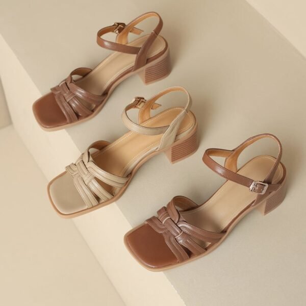 CHIKO Loren Open Toe Block Heels Heeled Sandals
