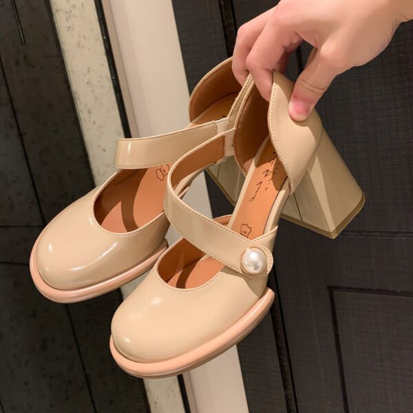 CHIKO Lisa Marie Round Toe Block Heels Mary Jane Shoes - Image 2