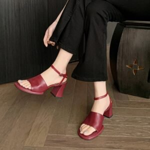 CHIKO Leesha Open Toe Block Heels Heeled Sandals