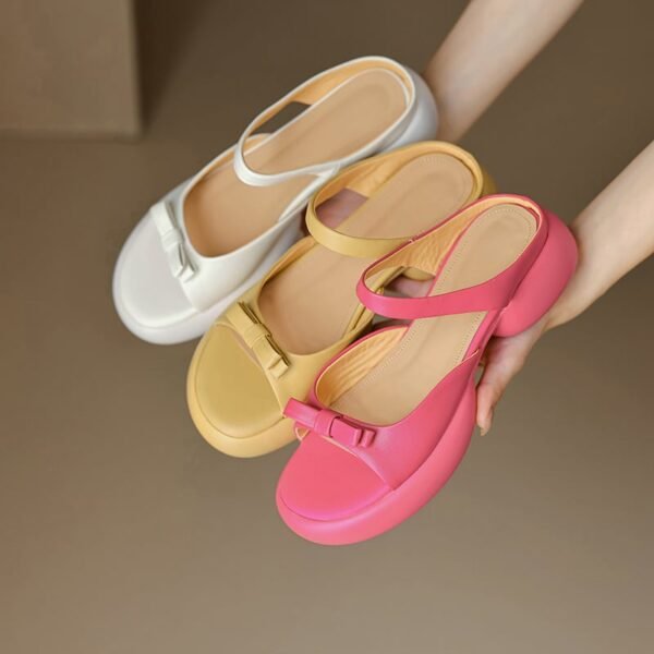 CHIKO Lateshia Open Toe Block Heels Slides Sandals - Image 2
