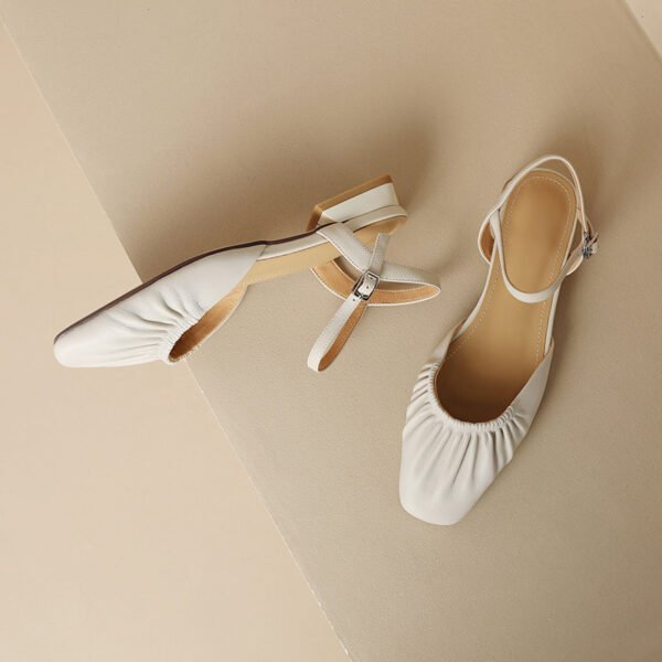 CHIKO Lizzy Square Toe Block Heels Slingback Shoes - Image 2