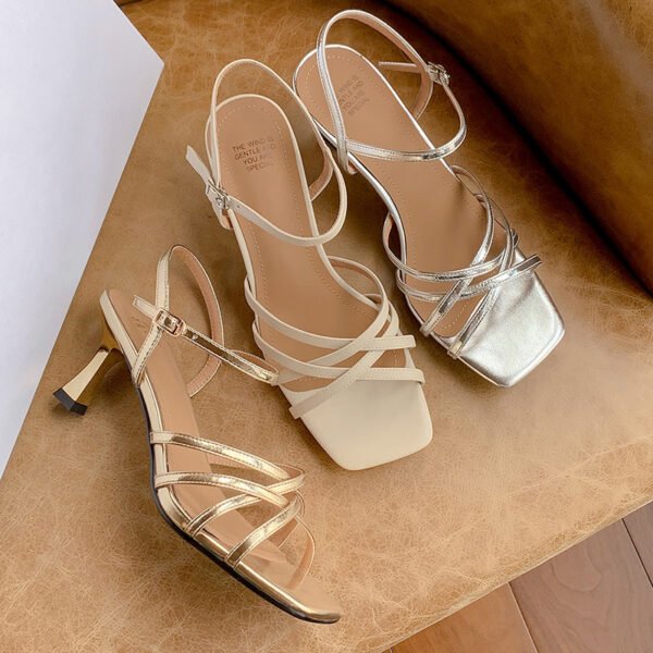 CHIKO Marie Noelle Open Toe Stiletto Heeled Sandals - Image 2