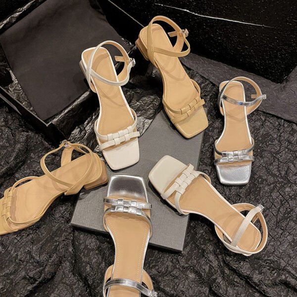CHIKO Marie-Eve Open Toe Block Heels Heeled Sandals - Image 2
