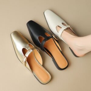 CHIKO Madisyn Square Toe Block Heels Clogs/Mules Shoes