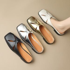 CHIKO Maitlyn Square Toe Block Heels Clogs/Mules Shoes
