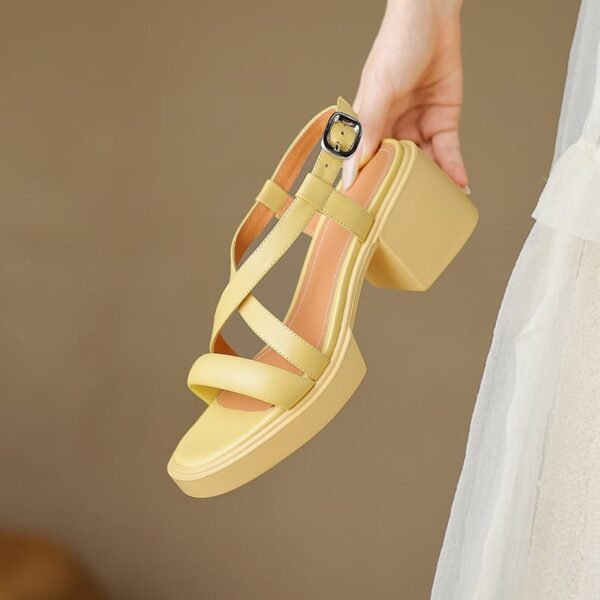 CHIKO Lyndsay Open Toe Block Heels Heeled Sandals