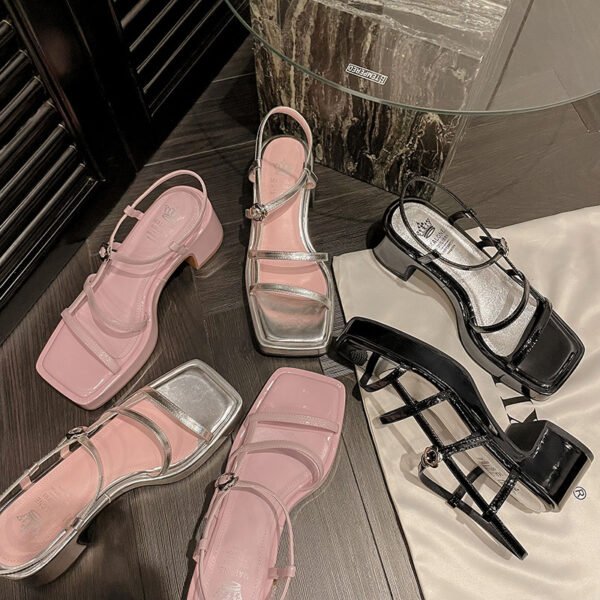 CHIKO Mackayla Open Toe Block Heels Heeled Sandals - Image 2