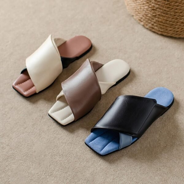 CHIKO Lakeisha Open Toe Block Heels Slides Sandals - Image 2
