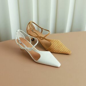 CHIKO Latrisha Square Toe Kitten Heels Pumps Shoes