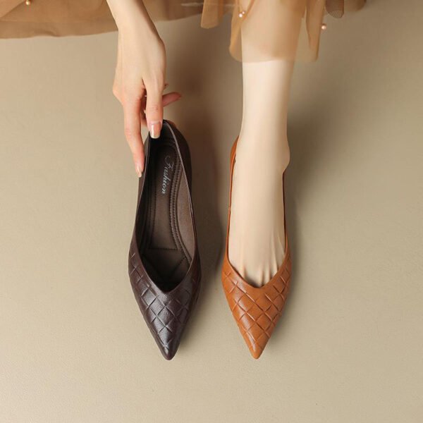 CHIKO Marie Helene Pointy Toe Block Heels Pumps Shoes - Image 2