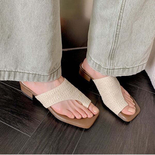 CHIKO Marie Maud Open Toe Block Heels Slides Sandals