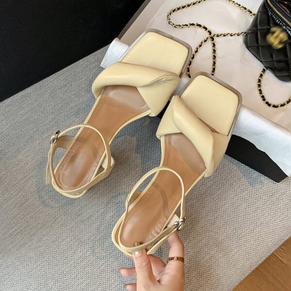 CHIKO Marie Jeanne Open Toe Block Heels Heeled Sandals