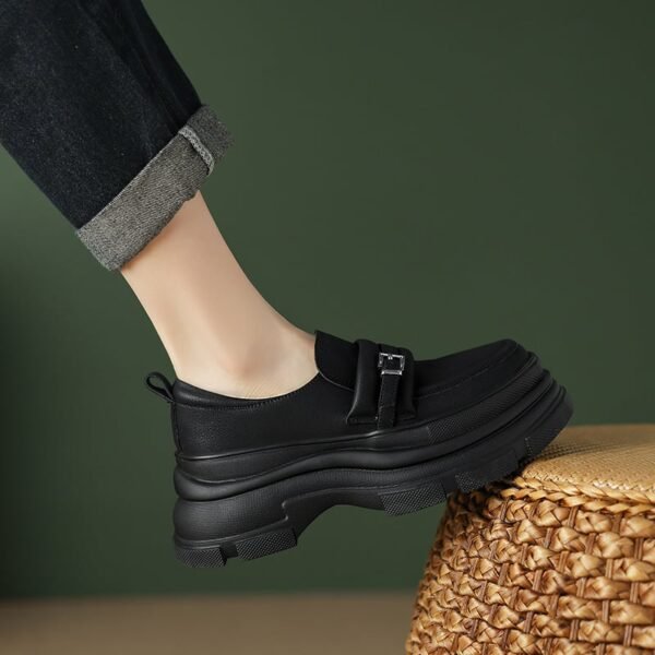 CHIKO Shanece Round Toe Flatforms Loafers Shoes - Image 2