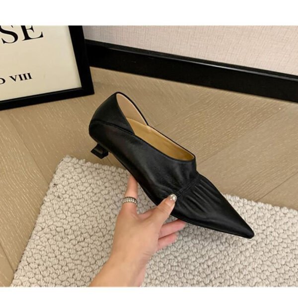 CHIKO Shandria Pointy Toe Kitten Heels Pumps Shoes - Image 2