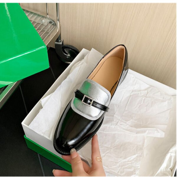 CHIKO Shaneisha Round Toe Block Heels Loafers Shoes - Image 2
