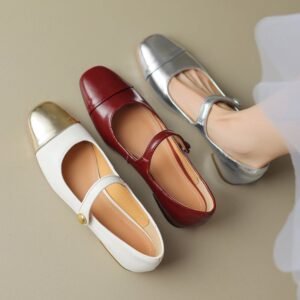 CHIKO Nakayla Square Toe Block Heels Mary Jane Shoes