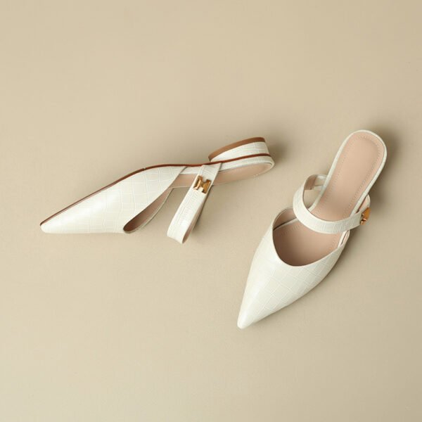 CHIKO Rayelle Pointy Toe Block Heels Clogs/Mules Shoes - Image 2
