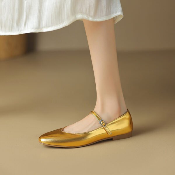 CHIKO Rayann Round Toe Block Heels Mary Jane Flats - Image 2