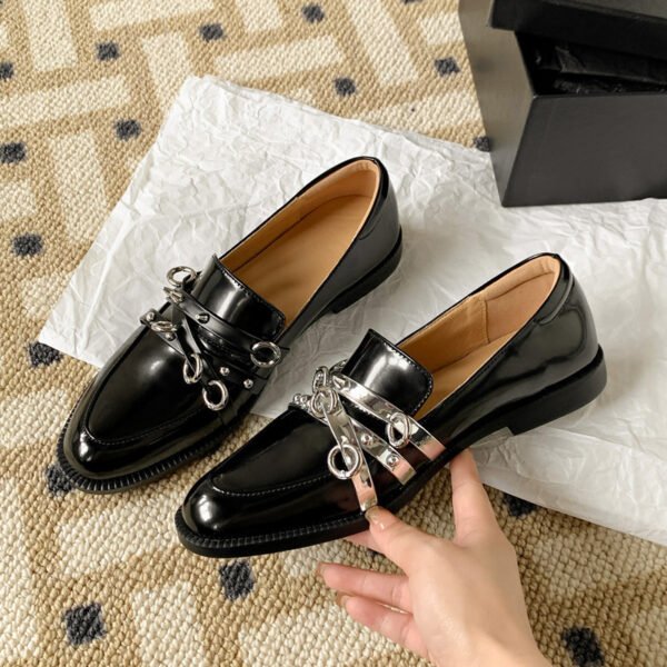 CHIKO Rayanna Round Toe Block Heels Loafers Shoes - Image 2
