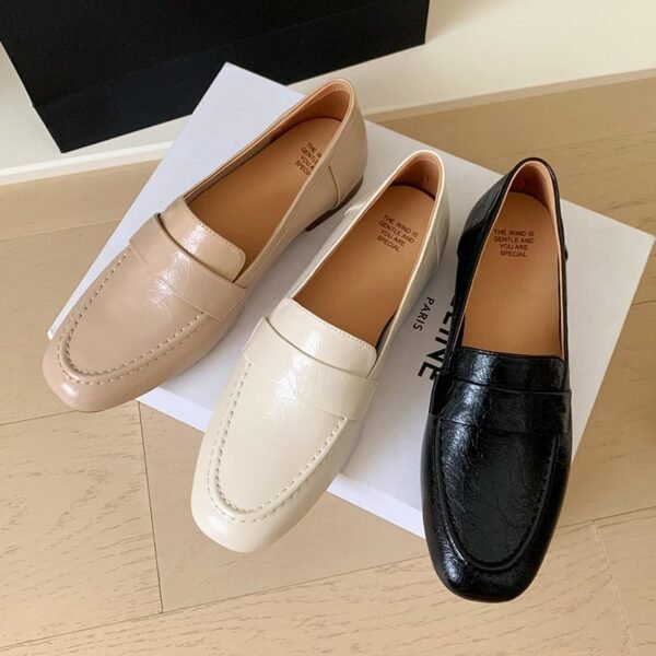 CHIKO Rayanne Round Toe Block Heels Loafers Shoes