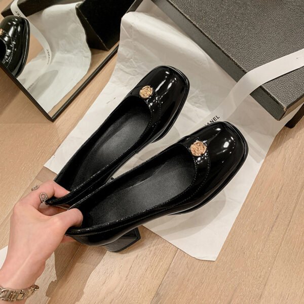 CHIKO Roshawna Square Toe Block Heels Pumps Shoes - Image 2