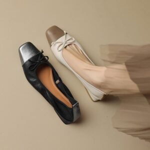 CHIKO Rudelle Square Toe Block Heels Pumps Shoes