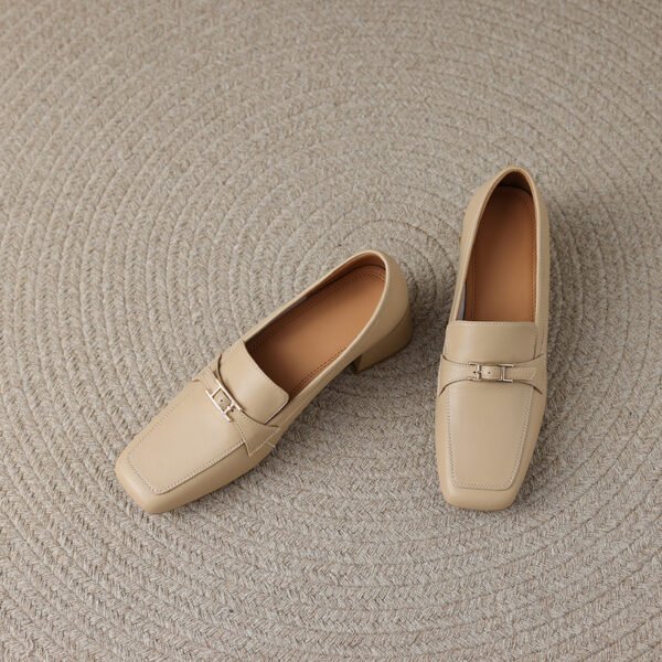 CHIKO Ruthann Square Toe Block Heels Loafers Shoes - Image 2
