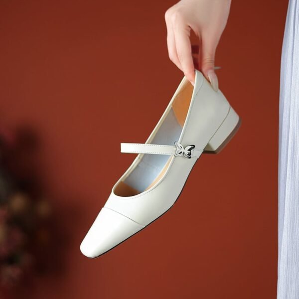 CHIKO Sara Jane Square Toe Block Heels Mary Jane Shoes - Image 2