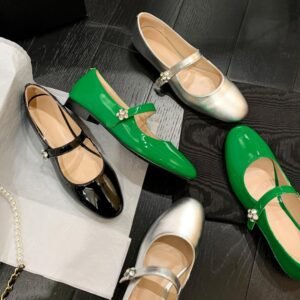 CHIKO Sarah Anne Round Toe Block Heels Mary Jane Shoes
