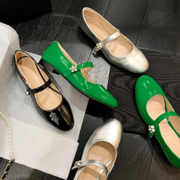 CHIKO Sarah Anne Round Toe Block Heels Mary Jane Shoes
