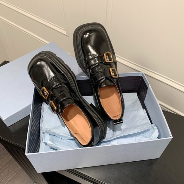 CHIKO Sarah marie Square Toe Block Heels Oxfords Shoes - Image 2