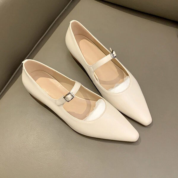 CHIKO Shaleen Pointy Toe Block Heels Mary Jane Flats - Image 2