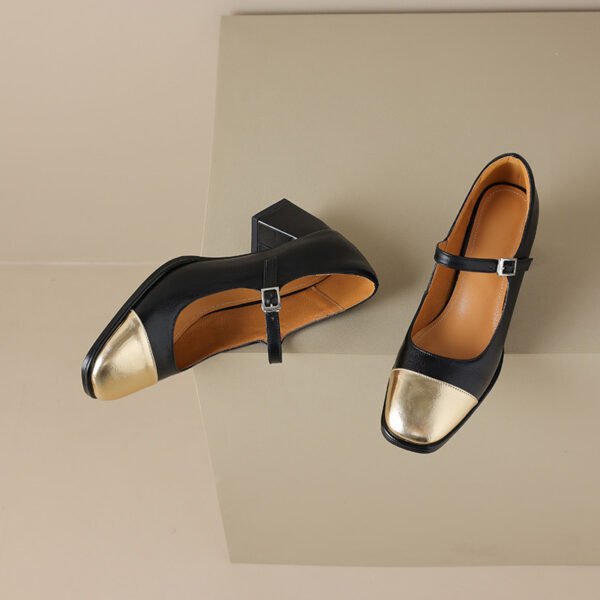 CHIKO Renisha Square Toe Block Heels Mary Jane Shoes - Image 2