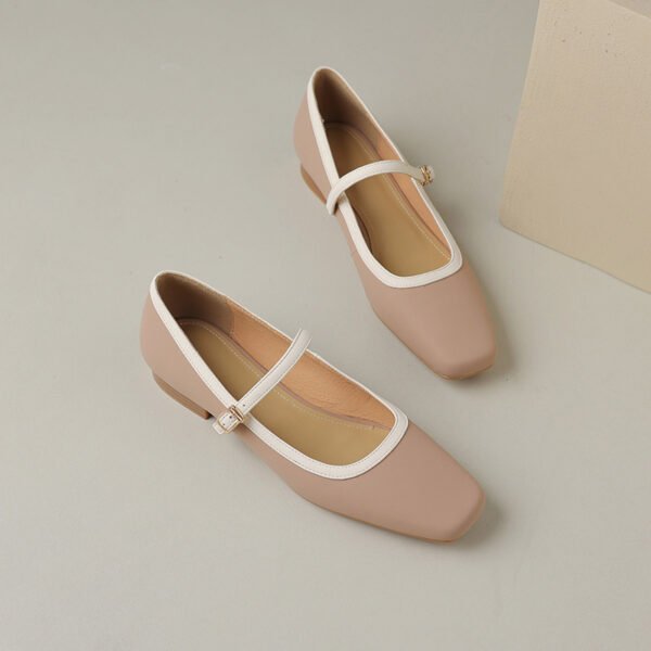 CHIKO Ricki Square Toe Block Heels Mary Jane Flats - Image 2
