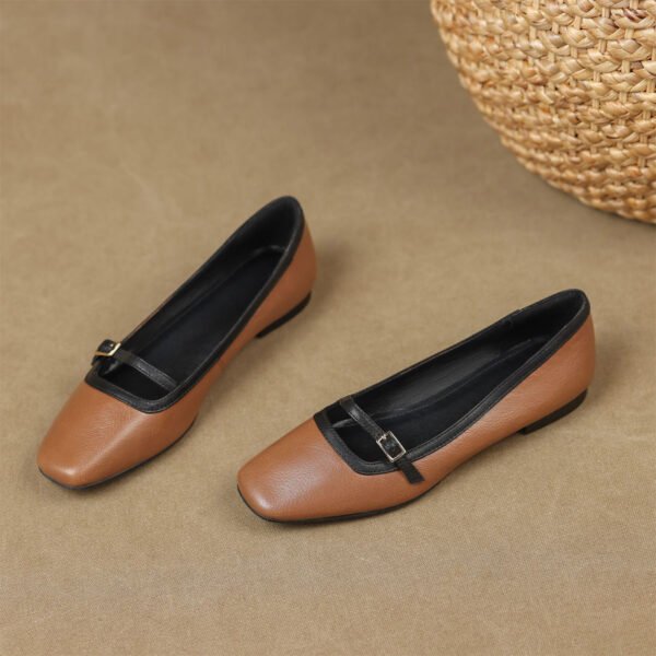 CHIKO Roneisha Square Toe Block Heels Mary Jane Flats - Image 2