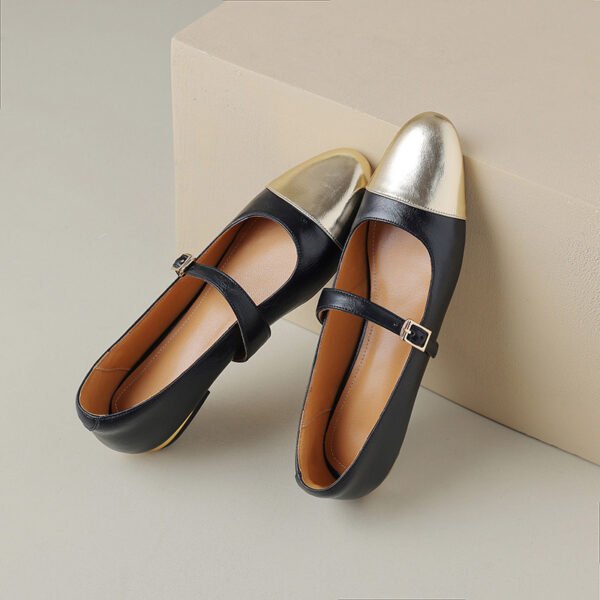 CHIKO Ronesha Round Toe Block Heels Mary Jane Flats - Image 2