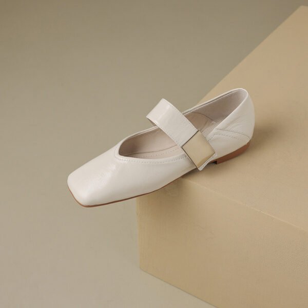 CHIKO Roneshia Square Toe Block Heels Mary Jane Flats - Image 2