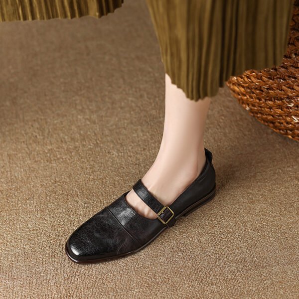 CHIKO Shantina Round Toe Block Heels Mary Jane Shoes