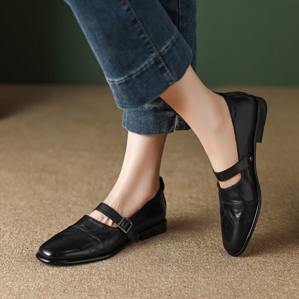 CHIKO Shantina Round Toe Block Heels Mary Jane Shoes - Image 2