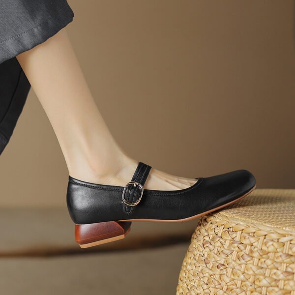 CHIKO Shantana Round Toe Block Heels Mary Jane Shoes - Image 2
